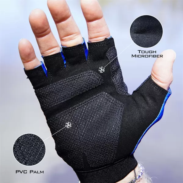 KastKing Morning Frost Liner Gloves Improved Thermal Touch Screen Glove Winter Running Glove for Men and Women Black MittenBlue