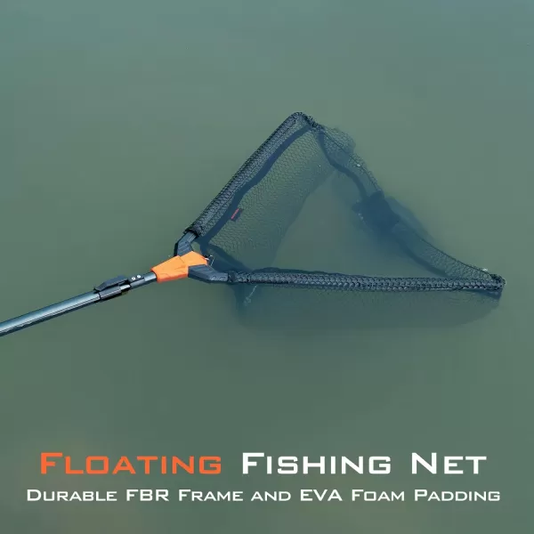 KastKing Pontus Fishing Net Fish Landing Net Foldable amp Lightweight Freshwater Fishing Landing Net with Built in Length Scale Aluminum Handle Fishfriendly Mesh for a Safe Release Fishing Gifts for MenHoop Size 23extendable