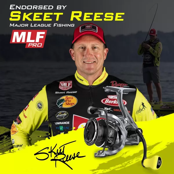 KastKing Skeet Reese Icon Spinning Reel Carbon Rotor with Aluminum Body Fishing Reel 621 Gear Ratio 10  1 Stainless Steel Ball Bearings176 Lbs Max Drag TPE Handle KnobsSize3000621