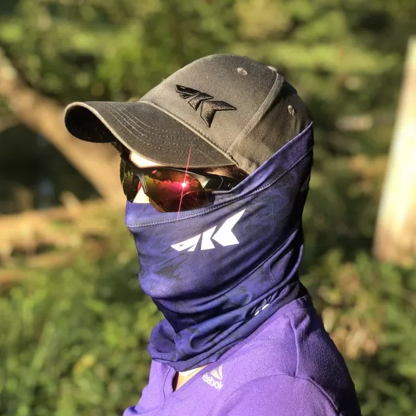 KastKing Sol Armis Neck Gaiter  UPF 50 Face Mask  UV Sun ProtectionG Wildcat Purple Size 19x95