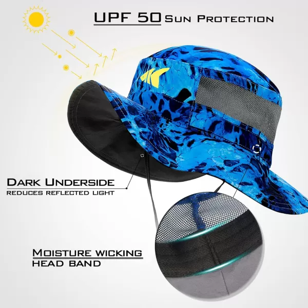 KastKing Sol Armis UPF 50 Boonie Hat  Sun Protection Hat Fishing Hat Beach amp Hiking Hat Paddling Rowing Kayaking HatC Shoreline