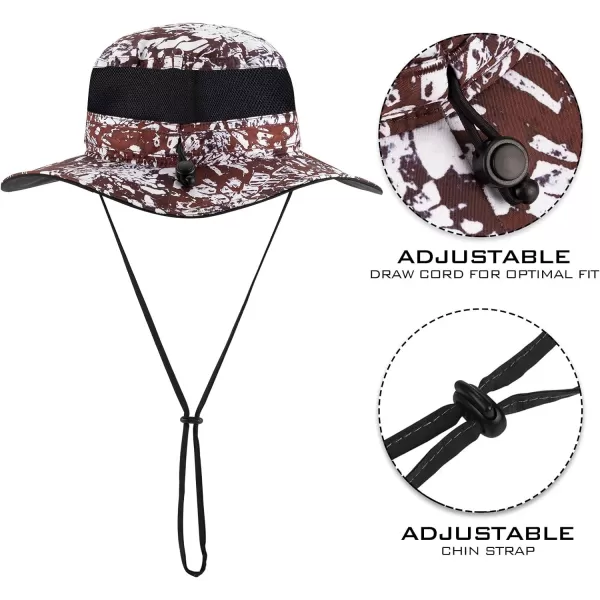 KastKing Sol Armis UPF 50 Boonie Hat  Sun Protection Hat Fishing Hat Beach amp Hiking Hat Paddling Rowing Kayaking HatH Fire and Ice