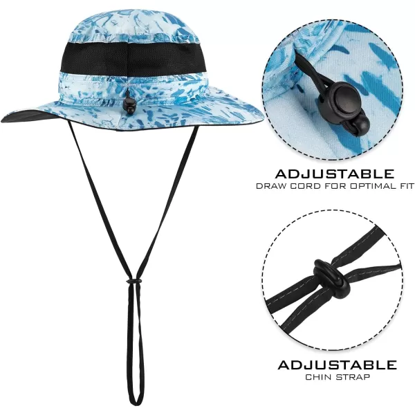 KastKing Sol Armis UPF 50 Boonie Hat  Sun Protection Hat Fishing Hat Beach amp Hiking Hat Paddling Rowing Kayaking HatJ Seafoam