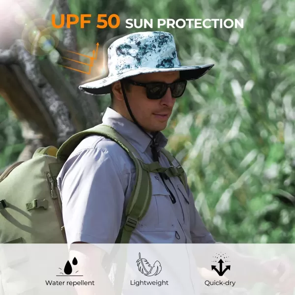 KastKing Sol Armis UPF 50 Boonie Hat  Sun Protection Hat Fishing Hat Beach amp Hiking Hat Paddling Rowing Kayaking HatK Ice