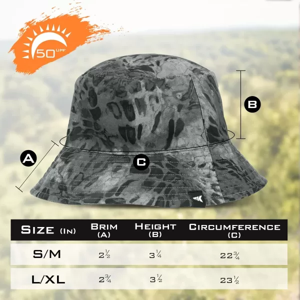 KastKing Sol Armis UPF 50 Bucket Hat for Men and Women  Foldable Sun Protection HatReversible Fishing Hat amp Hiking HatAmediumprym1 Blackout