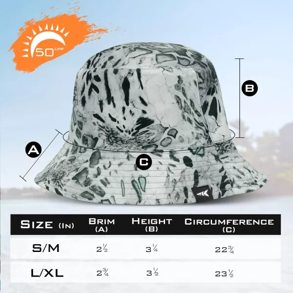 KastKing Sol Armis UPF 50 Bucket Hat for Men and Women  Foldable Sun Protection HatReversible Fishing Hat amp Hiking HatBmediumprym1 Silver Mist