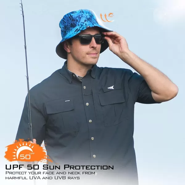 KastKing Sol Armis UPF 50 Bucket Hat for Men and Women  Foldable Sun Protection HatReversible Fishing Hat amp Hiking HatDmediumprym1 Shoreline