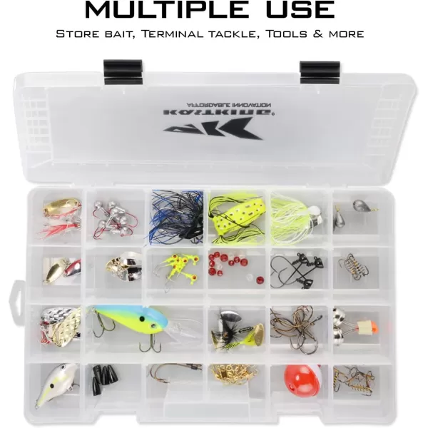 KastKing Tackle Boxes Plastic Box Plastic Storage Organizer Box with Removable Dividers  Fishing Tackle Storage  Box Organizer  2 Packs 4 Packs Tackle Trays  Parts BoxTwo 3700 Tray Size 14x825x175