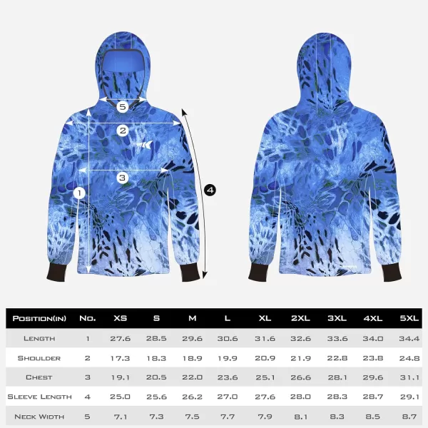 KastKing UPF 50 Fishing Hoodie Shirt For Men And Women Long Sleeve Fishing Hiking Shirt Breathable Moisture WickingPsea Breeze With Neck Gaiter