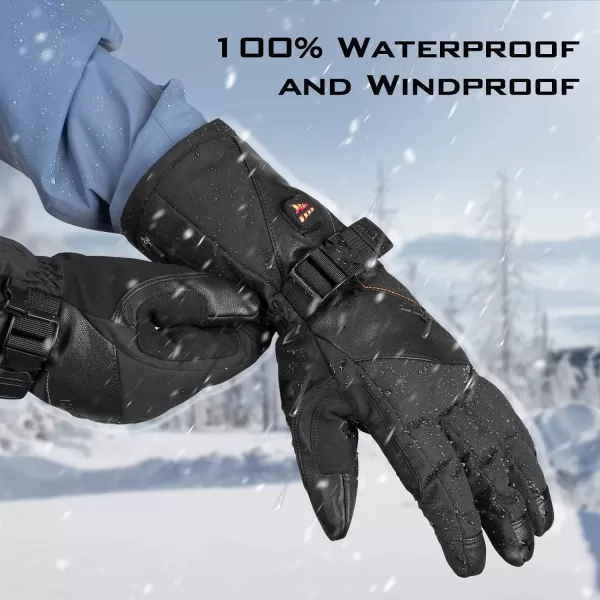 KastKing Winter Heated Gloves Flexible All Around Warmth 74V Rechargeable Electric Battery Ice Fishing Waterproof for Women Men74V 3000mAh  2 Batteries