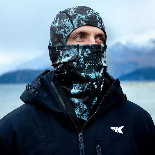 KastKing Winter Mountain Mist Balaclava Face Mask for Men amp WomenIdeal Cold Weather Gear for Ice FishingSnowmobilingSkiingBoulder Camo Obsidian