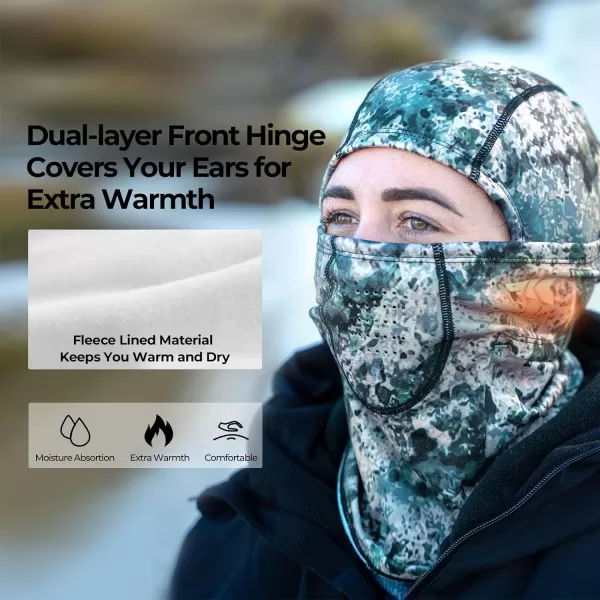 KastKing Winter Mountain Mist Balaclava Face Mask for Men amp WomenIdeal Cold Weather Gear for Ice FishingSnowmobilingSkiingBoulder Camo Origins