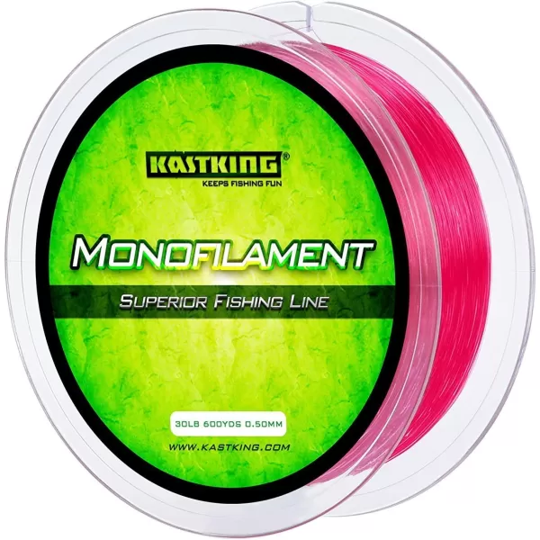 KastKing Worlds Premium Monofilament Fishing Line  Paralleled Roll Track  Strong and Abrasion Resistant Mono Line  Superior Nylon Material Fishing Line  2015 ICAST Award Winning ManufacturerRebel Red