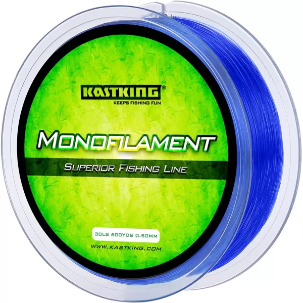 KastKing Worlds Premium Monofilament Fishing Line  Paralleled Roll Track  Strong and Abrasion Resistant Mono Line  Superior Nylon Material Fishing Line  2015 ICAST Award Winning ManufacturerChrome Blue