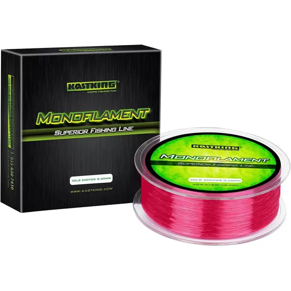 KastKing Worlds Premium Monofilament Fishing Line  Paralleled Roll Track  Strong and Abrasion Resistant Mono Line  Superior Nylon Material Fishing Line  2015 ICAST Award Winning ManufacturerRebel Red