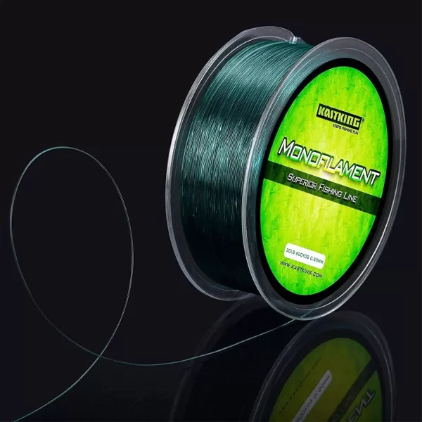 KastKing Worlds Premium Monofilament Fishing Line  Paralleled Roll Track  Strong and Abrasion Resistant Mono Line  Superior Nylon Material Fishing Line  2015 ICAST Award Winning ManufacturerMountain Green