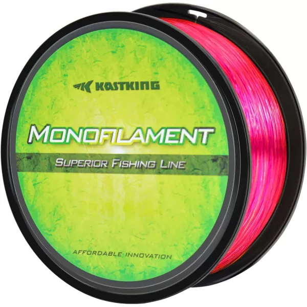 KastKing Worlds Premium Monofilament Fishing Line  Paralleled Roll Track  Strong and Abrasion Resistant Mono Line  Superior Nylon Material Fishing Line  2015 ICAST Award Winning ManufacturerRebel Red