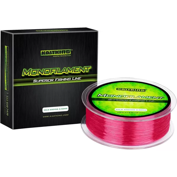 KastKing Worlds Premium Monofilament Fishing Line  Paralleled Roll Track  Strong and Abrasion Resistant Mono Line  Superior Nylon Material Fishing Line  2015 ICAST Award Winning ManufacturerRebel Red