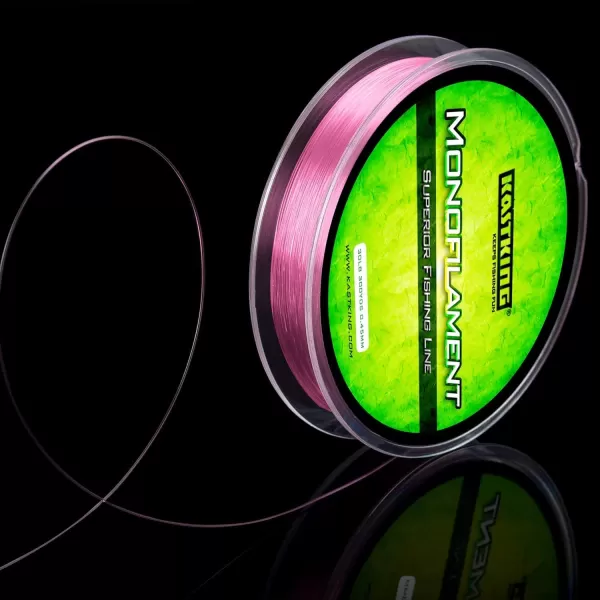 KastKing Worlds Premium Monofilament Fishing Line  Paralleled Roll Track  Strong and Abrasion Resistant Mono Line  Superior Nylon Material Fishing Line  2015 ICAST Award Winning ManufacturerPink Shocker