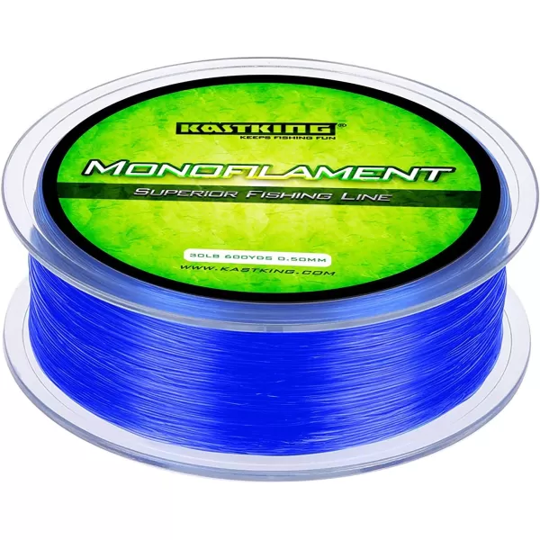 KastKing Worlds Premium Monofilament Fishing Line  Paralleled Roll Track  Strong and Abrasion Resistant Mono Line  Superior Nylon Material Fishing Line  2015 ICAST Award Winning ManufacturerChrome Blue