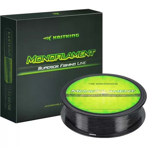 KastKing Worlds Premium Monofilament Fishing Line  Paralleled Roll Track  Strong and Abrasion Resistant Mono Line  Superior Nylon Material Fishing Line  2015 ICAST Award Winning ManufacturerBlack Mamba