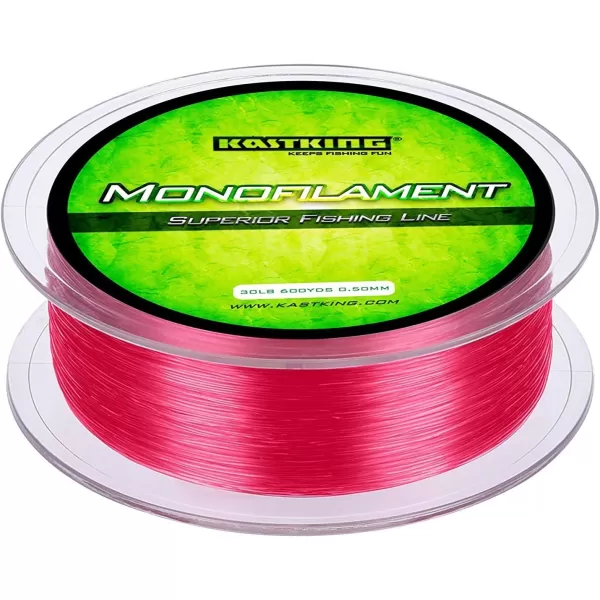 KastKing Worlds Premium Monofilament Fishing Line  Paralleled Roll Track  Strong and Abrasion Resistant Mono Line  Superior Nylon Material Fishing Line  2015 ICAST Award Winning ManufacturerRebel Red