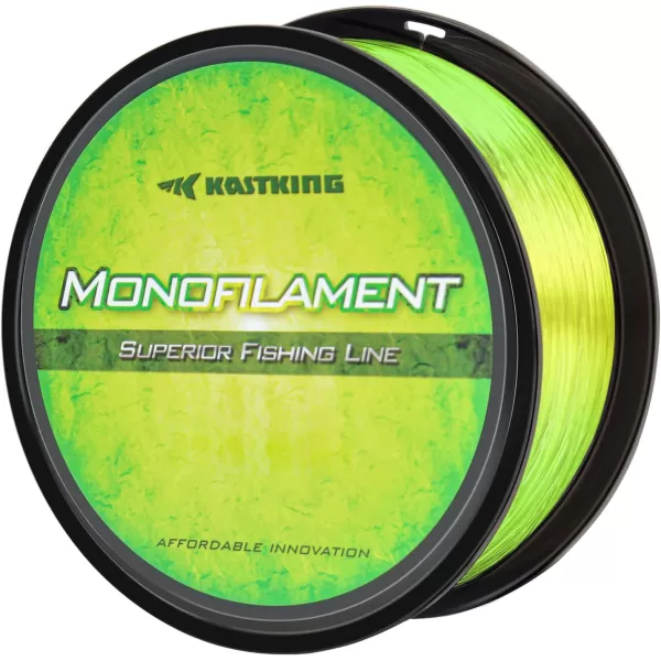 KastKing Worlds Premium Monofilament Fishing Line  Paralleled Roll Track  Strong and Abrasion Resistant Mono Line  Superior Nylon Material Fishing Line  2015 ICAST Award Winning ManufacturerSunrise Yellow