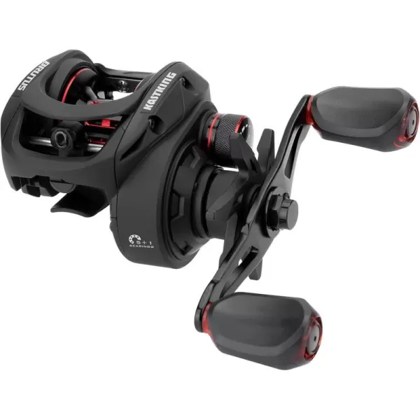 KastKing Brutus Baitcasting Fishing Reel Graphite Frame 721 Gear Ratio 51 Shielded StainlessSteel Ball Bearings10 Button Magnetic Braking System 176LB Carbon Fiber Drag Aluminum HandleLeft Handed721