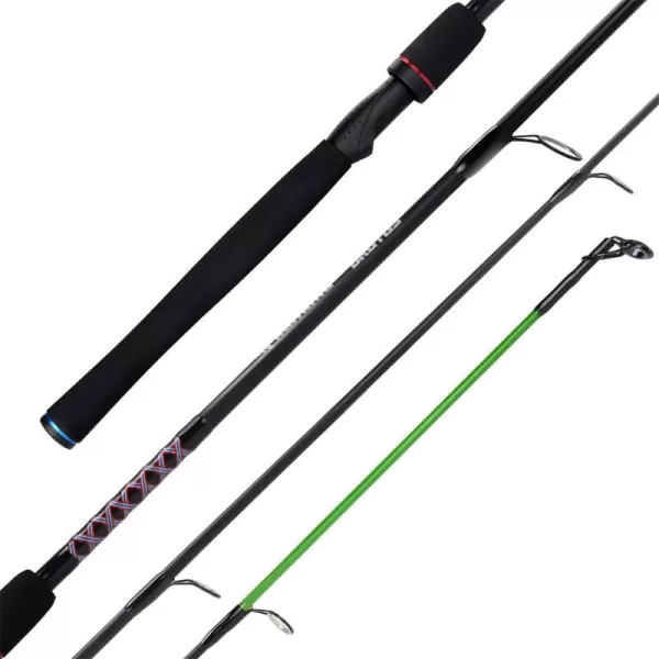 KastKing Brutus Spinning Rods amp Casting Fishing Rods Brute Tuff Composite Graphite amp Glass Blanks Stainless Steel Line Guides wZirconium Oxide Rings Tip Top Chartreuse Strike TipBspin 66medium Heavy  M Fast1pc