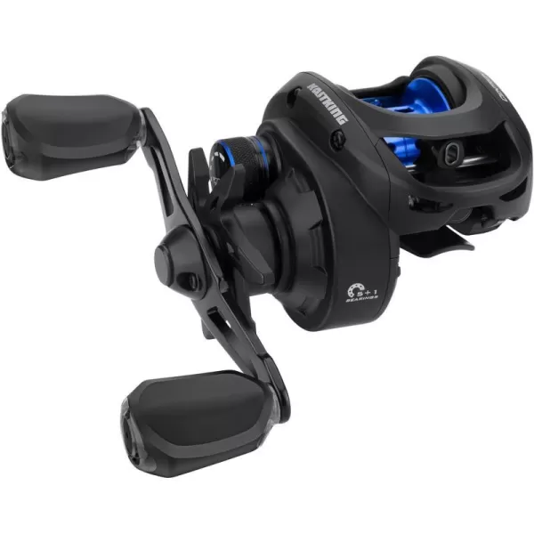 KastKing Centron Lite Baitcasting Reel  Lightweight Glass Fiber Infused Nylon Frame  76 OZ  5  1 AntiReverse Ball Bearings 711 HighSpeed Gear Ratio Fishing Reel with Compact DesignBBlackRight711