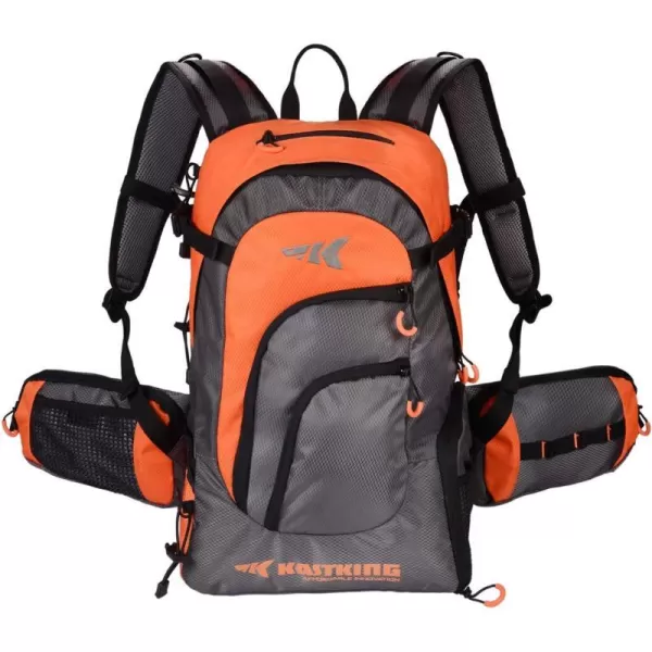 KastKing Day Tripper Fishing Backpack Tackle Bags Fishing Gear Bag Large Waterproof Fishing Tackle Storage Bags Orange ExtraLarge2125x134x925 Inches Without BoxA Extralarge Backpack 2125x134x925 Without Box