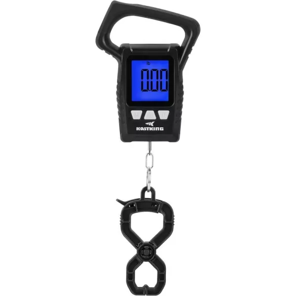 KastKing Fish Scale WideView Floating Waterproof Digital Scale 25 Large LCD Display 110lb Capacity MultiMode PoundOunces amp Kilograms Stores up to 9 Weights Fishing Gifts for MenD Black combo