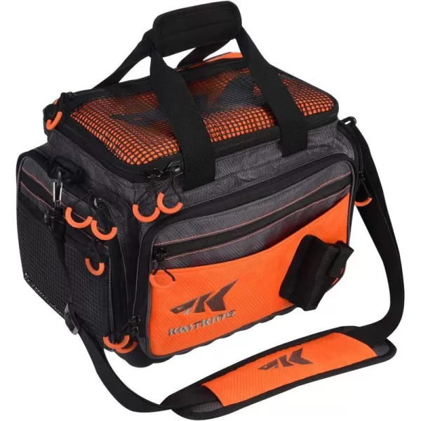 KastKing Fishing Tackle Bags Saltwater Resistant Fishing Bags Fishing Gear Bag MediumHossWithout Trays 15x11x1025 Inches Blue PatriotA1 MediumHossWithout Trays 15x11x1025Orange