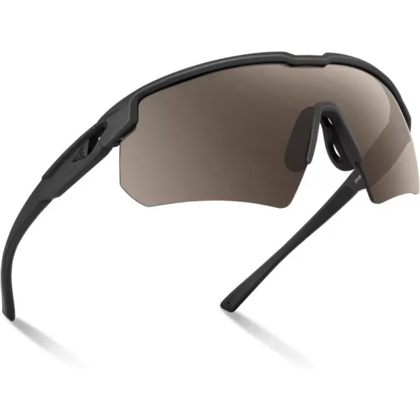 Frame: Dark Gray Metallic / Lens: Brown- Silver Revo