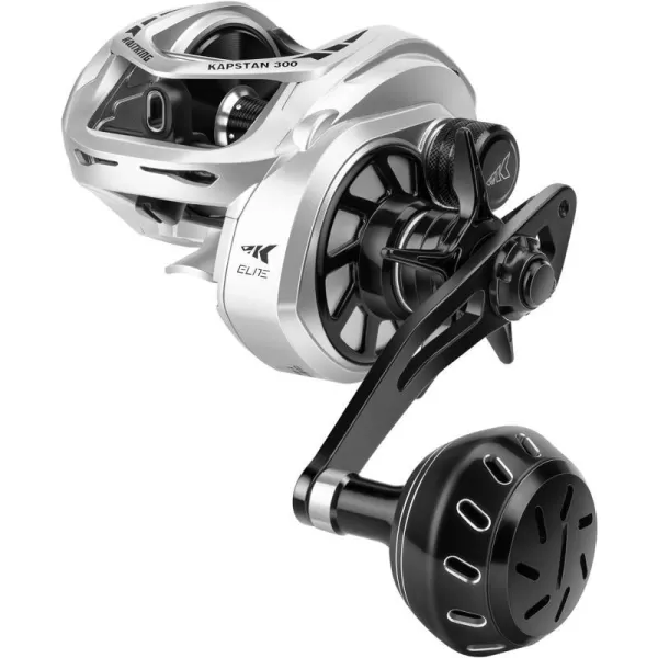 KastKing Kapstan Elite 300 Baitcasting Fishing Reel Low Profile Large Capacity Casting Reel Graphite Frame 35 lbs Drag 541 Ratio 8161 Double ShieldedSS BB Centrifugal BrakingLeft Hand  Powerful Handle