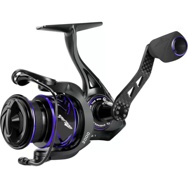 KastKing MegaJaws Elite Spinning Reels  62 1 Gear Ratio Bass Fishing Reel Ultra Lightweight amp Powerful 176Lbs Max Drag OnePiece UniFrame Aluminum Body amp Carbon Rotor DigiCut Aluminum GearSize 2000  621  68 Oz