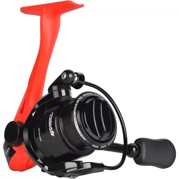 KastKing Royale Legend II Ice Spinning Reel  58 oz  Size 500 is Perfect for Ice Fishing Up to 11 Lbs Carbon Drag 511 Gear Ratio Sharkskin WaterWicking TPE Grips Extra Long Reel Foot Stem for GlovesC Red  511