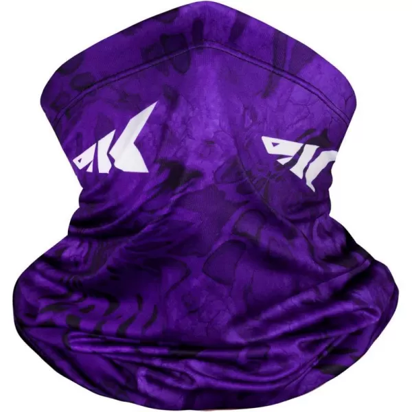 KastKing Sol Armis Neck Gaiter  UPF 50 Face Mask  UV Sun ProtectionG Wildcat Purple Size 19x95