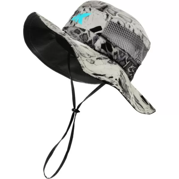 KastKing Sol Armis UPF 50 Boonie Hat  Sun Protection Hat Fishing Hat Beach amp Hiking Hat Paddling Rowing Kayaking HatA Silver Mist