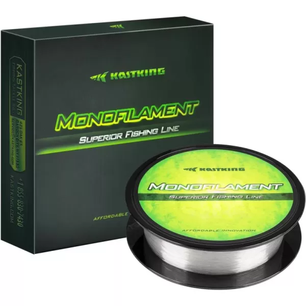 KastKing Worlds Premium Monofilament Fishing Line  Paralleled Roll Track  Strong and Abrasion Resistant Mono Line  Superior Nylon Material Fishing Line  2015 ICAST Award Winning ManufacturerIce Clear