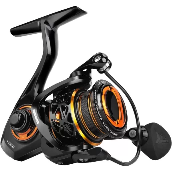 KastKing Zephyr 1000 SFS Spinning Reel  Ultralight Spin Finesse System Fishing Reel  Carbon Fiber Construction  7  1 Stainless Steel BB  Carbon Fiber Drag  Braid Line Ready CNC Aluminum SpoolNew Version