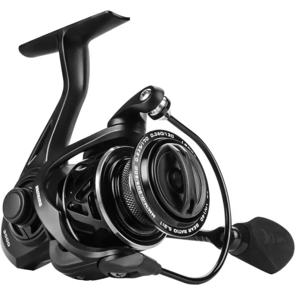 KastKing Zephyr Spinning Reel  Fresh and Saltwater Fishing Reel  71 Stainless Steel Ball Bearings  Up to 22 Lbs Carbon Fiber Drag  Oversized Stainless Steel Main Shaft  Aluminum SpoolSize2000