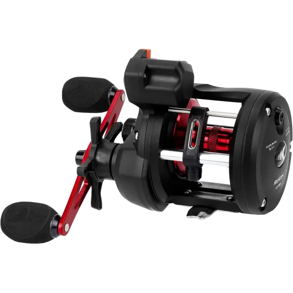 KastKing ReKon Round Baitcasting Fishing Reel Saltwater Inshore Surf Trolling Reel Up to 30LBS Powerful Max Drag Conventional Reel for Catfish Musky Bass Durable Graphite Frame for SaltwaterA Line Counter Size10 Right Handed