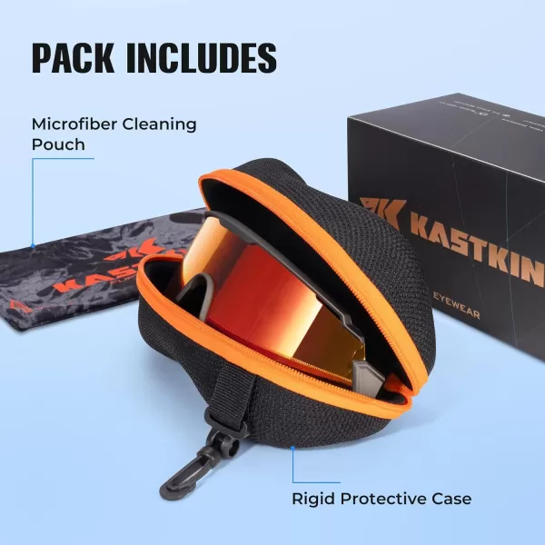 KastKing Skinner Polarized Large Sport Sunglasses for Men and Women UV Protection Outdoor Fishing GlassesMatte Metallic Gun Frame brownblack  Red Mirror