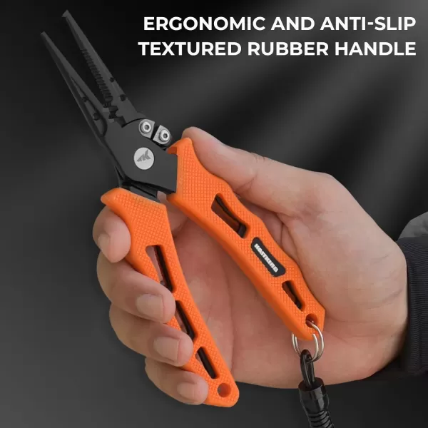 imageKastKing Radius KutR Fishing Line Spooler Line Gobbler Line Stripper ampamp 7quot Cutthroat Pliers Combo MultiFunctional Fishing Tool Combo Corrosion Resistant  for Freshwater ampamp Saltwater AnglingOrange