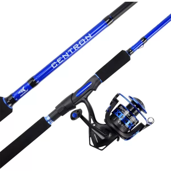 imageKastKing Centron Fishing Rod and Reel Combo Spinning ampamp Baitcasting Combos IM6 Graphite 2Pc Blanks Stainless Steel Guides with Ceramic Rings Contoured EVA Handles ampamp Fighting ButtSpin8 H 5000 Reel