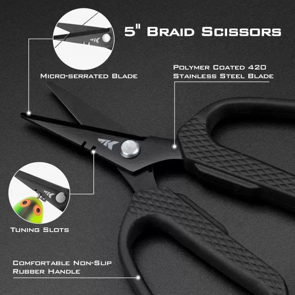 imageKastKing Kalibrate Fishing Line Spooler ampamp 5 Braid Scissors  WLine Counter Patented Accessories Portable Compact for Spinning ampamp Casting Reels  No Line Twist Fishing Gears Gifts for MenPatented Line Spooler  Scissor  Black