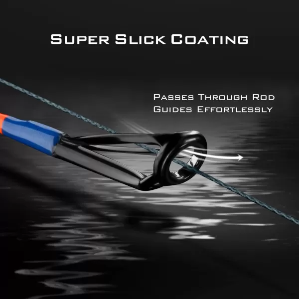 imageKastKing SuperPower Braided Fishing Line  Abrasion Resistant Braided Lines  Incredible Superline  Zero Stretch  Smaller Diameter  A MustHave