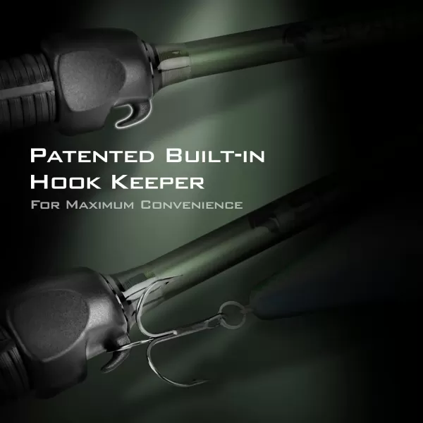 imageKastKing Spartacus II Fishing Rods  IM6 Graphite Blanks Casting ampamp Spinning Rods 2Piece Rods with Extra Tip Section PTS Power Transition System KastFlex Technology Rubber Cork HandleB Spin73 Mh Fast 2 Pcs Extra Tip