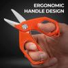 imageKastKing 45 Inch Fishing Line Scissors CeramicEdge Precision Fishing Line Scissors Serrated Ceramic Blades for Braided Mono Rustproof Durable Ergonomic Handle Portable Design with Lanyard